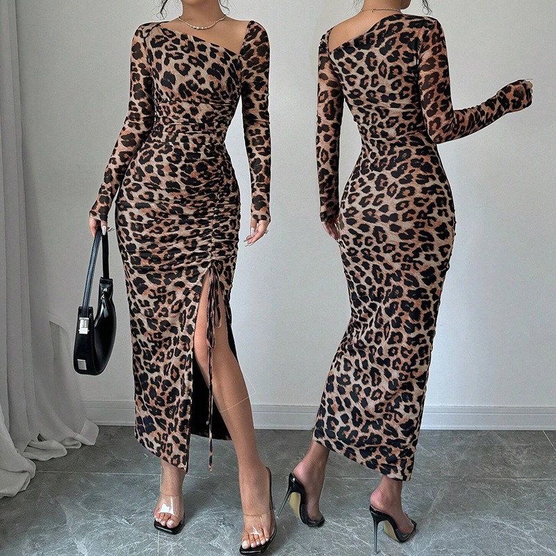 2026 Leopard Print Dress Sexy Slim Fit Bodycon Dress Hot Girl Long Sleeve Inner Layer Commuter Style| Alibaba.com 2026 Leopard Print Dress Sexy Slim Fit Bodycon Dress Hot Girl Long Sleeve Inner Layer Commuter Style| Alibaba.com