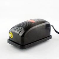Pompe à air silencieuse pour aquarium, aérateur pour petit aquarium 3W/5W pour eau douce et eau salée, pompe à oxygène à faible bruit