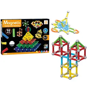 Construction Blocks Sets Magnetic Bar Tiles Building