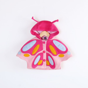 Vestes d'hiver bon marché de modèle de papillon de marque de bébé fille non du fabricant de la Chine - Product Image 4