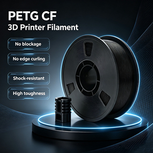 Filamento PETG de Fibra de Carbono de 1.75 mm, Alta Rigidez y Resistencia, 1KG PETG CF, Filamento para Impresora 3D, Compatible con la Mayoría de las Impresoras 3D FDM - Product Image 1