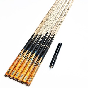 Queue de billard O'Min Bumblebee 2 pièces en bois de frêne avec joint en laiton, standard pour snooker et billard à neuf boules - Product Image 5