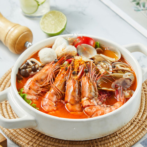 หม้อต้มต้มยำแบบไทยต้มยำแท้และเครื่องปรุงคุณภาพสูงฐานหม้อต้มต้มยำสำหรับปรุงน้ำซุปรสเปรี้ยว - Product Image 4