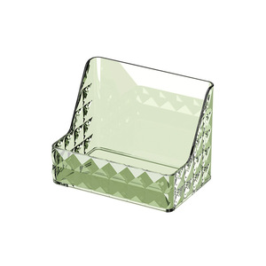 Boîte de rangement pour armoire miroir, organisateur de cosmétiques mural vert transparent pour salle de bain, porte-rouge à lèvres sans couvercle, 50L - Product Image 4