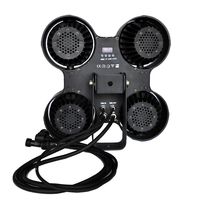 Lampu Blinder LED COB 4x100W Tahan Air IP65 untuk Luar Ruangan, 4-Mata, Sorotan Penonton