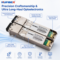 Module transceiver optique WDM 10G SFP+ BiDi 100 km de portée, duplex LC 1490 nm/1550 nm, DDM DOM, hot-pluggable, commercial et industriel