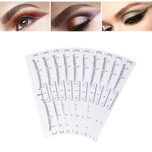 Regla Adhesiva Transparente Desechable para Cejas, para Tatuajes, Ayuda para Posicionar la Forma de las Cejas - Product Image 1