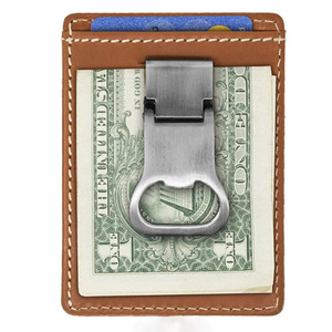 Cartera de cuero PU creativa hecha a medida con abridor de botellas, monedero para hombre elegante y sencillo, regalo perfecto para tu novio. - Product Image 4