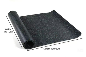 <span class=keywords><strong>Tapis</strong></span> en <span class=keywords><strong>caoutchouc</strong></span> en rouleau insonorisant et anti-bruit pour gymnase, aire de jeux intérieure/extérieure, éco-responsable, à pois colorés, pour lieux sportifs et résidentiels - Product Image 3