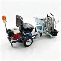 Voiture de guidage pour machine de marquage routier avec moteur à essence puissant et haute efficacité opérationnelle