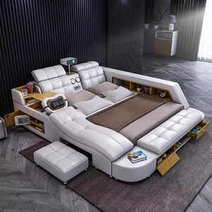 <span class=keywords><strong>Lit</strong></span> en cuir <span class=keywords><strong>extensible</strong></span> moderne et intelligent Conception de bronzage Canapé-<span class=keywords><strong>lit</strong></span> rembourré pour adultes avec rangement Cadre de <span class=keywords><strong>lit</strong></span> de luxe - Product Image 1