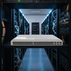 Commutateur fixe 1RU haute performance N9K-C93180YC-FX3 avec 48 ports SFP28 1/10/25 Gbit/s pour centre de données moderne - Product Image 1