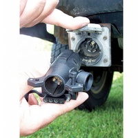 Amerikanischer 4-Wege-Stecker auf 4-Wege-Flachstecker, 7-poliger RV-Stecker auf 4-Flachstecker Anhänger-Kabeladapter, Anhängerstecker