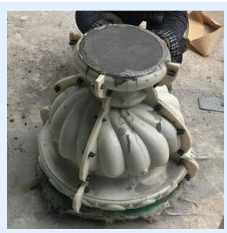 Maceta de hormigón de jardín Exterior de estilo europeo, moldes de maceta de Material de fibra de vidrio de alta precisión a la venta - Product Image 6