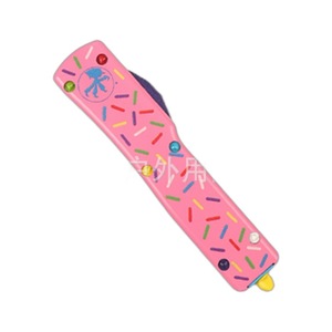 [สำหรับการใช้งานข้ามพรมแดนเท่านั้น] มีดไมโครเทคโนโลยีรุ่น Donut UTX70 แบบมีปลอกหุ้ม OTF แบบตรง EDC สำหรับกิจกรรมกลางแจ้ง Direct Stream Dessert Warrior - Product Image 1