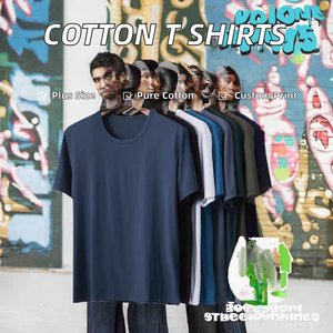 T-shirts en coton 100% de haute qualité, impression sérigraphique, coupe décontractée, 180g, écologiques, séchage rapide, t-shirts vierges en gros - Product Image 2