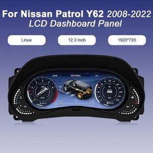Navihua 12.3" LCD Dashboard Digital Cluster Instrument Auto Meter Virtual Cockpit Tachometer <b>for</b> Nissan Patrol Y62 2008 2022 - Product Image 6