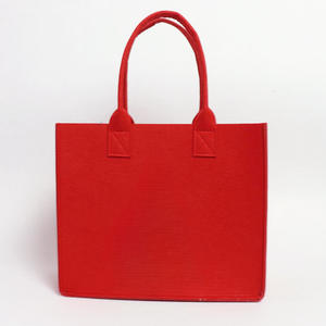 ODM 工厂价 LINFEI FELT 品牌男女通用时尚新款设计耐用定制徽标可爱休闲手提包两条肩带 - Product Image 5