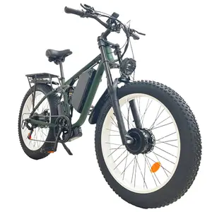 공장 직접 26 "48V 2000W 모터 팻 타이어 전자 자전거 강력한 산악 전기 자전거 먼지 자전거 팻 타이어 전기 자전거