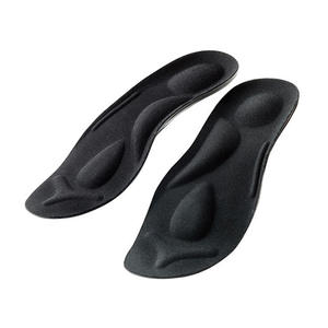4D Unisex Soft Sole Comfortable Sports Shock Absorption Sweat-Absorbing PU Full Insoles for Arch <b>Support</b> - Product Image 2