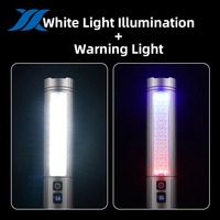 Lampe torche tactique LED blanche rechargeable par USB de type C, nouvelle génération XINYIN, avec zoom laser