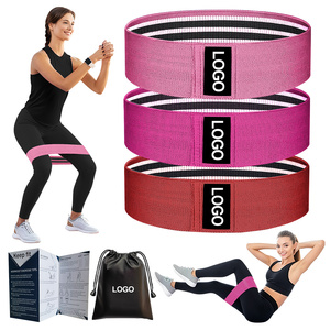 Bandes de Résistance en Tissu Personnalisables OEM avec Logo – Ensemble de Bandes pour Fessiers et Glutes, Idéales pour Squats, Entraînement des Jambes, Gym à Domicile et Fitness - Product Image 1