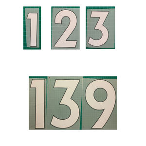 Números y Nombres Personalizados para Camisetas de Fútbol, Serigrafía, Transferencia Térmica de Plastisol, Nombres y Números para Camisetas de Fútbol del <span class=keywords><strong>Barcelona</strong></span> - Product Image 4