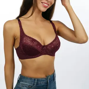 Plus Size Bra 36-44 B C Cup High Quality Bra Thin Sponge Cotton Non-wired  Bras Soft Comfort Innerwear Bralette