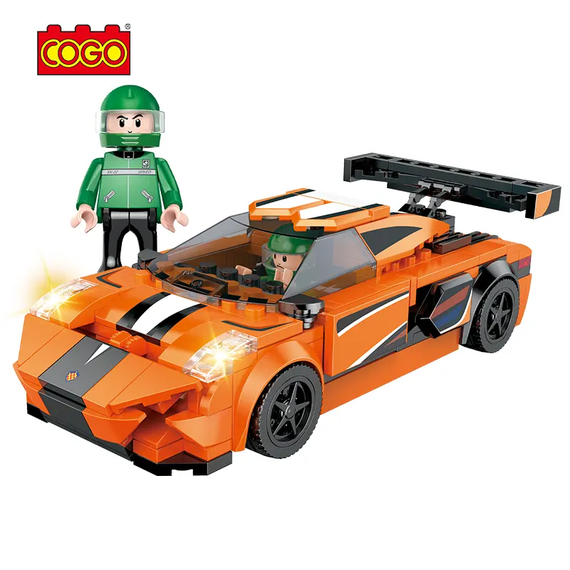 COGO Educational Sports Car Mould DIY Block Toys Plastic Building Block Sets
