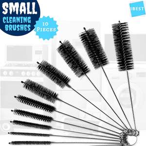 Nettoyeurs de tuyaux Brosses de nettoyage pour petits espaces Multi-Size Straw, Window, Airbrush Air Up Bottle Cleaner - Product Image 6