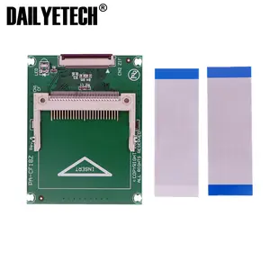 1.8 "فلاش مدمج CF بطاقة الذاكرة إلى CE زيف SSD HDD محول مع 2 الكابلات