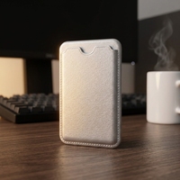 Porte-cartes magnétique haut de gamme et portefeuille pour argent liquide, batterie externe 10000 mAh avec charge sans fil et Type-C pour iPhone