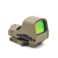 Tactical Reflex Red Dot Sight 510C Multi-Reticle System Wide Viewing Window With Solar Panel QD Mount Fit for 20mm Base