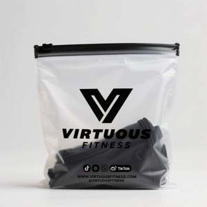 Bolsa con Cierre de Cremallera Esmerilada de Alta Calidad, Material Nuevo, Tamaño Personalizado, Impresión en Huecograbado, Biodegradable, para Empaque de Joyería, MOQ Bajo - Product Image 4