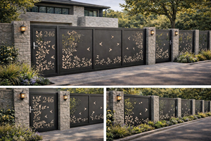 Customized Outdoor Corten Steel <b>Wire</b> <b>Mesh</b> Rust Metal Grille Panels <b>Garden</b> Partition - Product Image 6