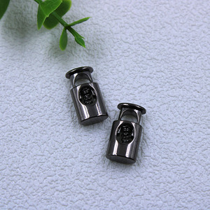 Chai hình dạng bạc hợp kim vàng kim loại lỗ duy nhất mùa xuân Stopper Kim Loại chuyển đổi dây khóa cho dây đàn hồi chuỗi quần áo may mặc - Product Image 4