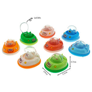 Voiture à friction 60mm 65mm, jouets en capsule distributrice Gashapon, petites voitures en plastique mignonnes, ours Zoom, jouet de voiture à friction - Product Image 1