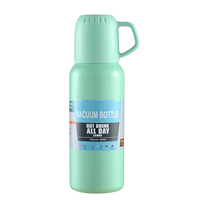 Z01 New Macaron Termo de acero inoxidable Tazas de doble capa de gran capacidad Botellas de agua baratas Taza de agua deportiva portátil