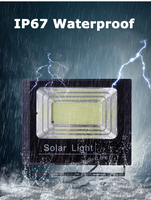 IP67 impermeable al aire libre 50W 100W 200W reflector led focos 200W 300W 400W 500W Luz de inundación LED solar