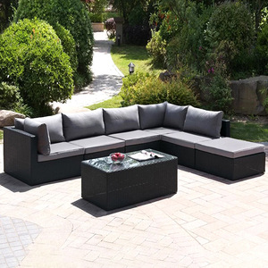 Meubles <span class=keywords><strong>de</strong></span> <span class=keywords><strong>jardin</strong></span> modernes OEM, ensemble canapé d'extérieur en forme <span class=keywords><strong>de</strong></span> L, canapés <span class=keywords><strong>de</strong></span> <span class=keywords><strong>jardin</strong></span> en rotin pour le <span class=keywords><strong>salon</strong></span> - Product Image 5