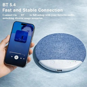 Altavoz de almohada portátil con auriculares de conducción ósea y ruido blanco para dormir bajo la almohada, para cama, dormitorio, mesita de noche - Product Image 3