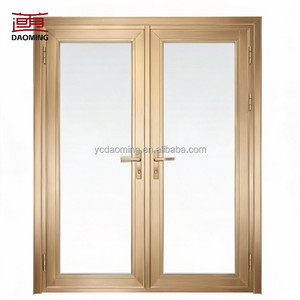 輸出基準のモダンな住宅オフィス用内外装住宅用防水アルミ二重窓スイングドア - Product Image 3