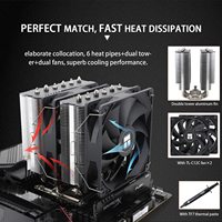 Alibaba Fans Thermalright PA120 SE Dual-Tower Air Cooler for PC (Supports 13th Gen CPUs, Anti-Gravity Technology, 6 Heat Pipes)