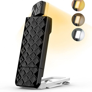 Nouvelle lampe de lecture LED pliable mini, rechargeable par USB, 3 niveaux de luminosité, lampe marque-page, lampe de lecture pour enfants - Product Image 1