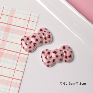 Lazo pequeño de lunares hecho a mano para decoración DIY de fundas de teléfono, horquillas y accesorios para el cabello - Product Image 6