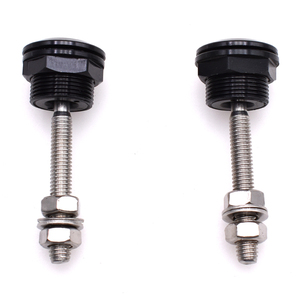 Juego de pasadores de aro de aluminio forjado para coche, botón de presión negro, enganche de bloqueo, pasadores rápidos, capó de 100 mm - Product Image 4