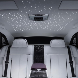 Luz de techo de fibra óptica para coche con efecto lluvia de meteoros y estrellas fijas, luz de techo estrellada DIY para interior de coche - Product Image 3
