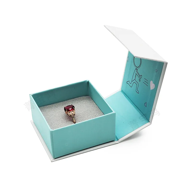 Lotto personalizzata premium chiusura magnetica gioielli scatole di imballaggio scatola di carta regalo scatola di imballaggio magnete jewel case
