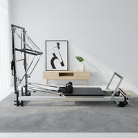 Tour de lit de Pilates en aluminium durable, équipement de studio de yoga portable et réglable, semi-élevé, demi-trapèze