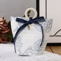 2025 conception personnalisée petite boîte-cadeau de bonbons de mariage boîte-cadeau de faveur de paillettes de luxe avec ruban pour invité